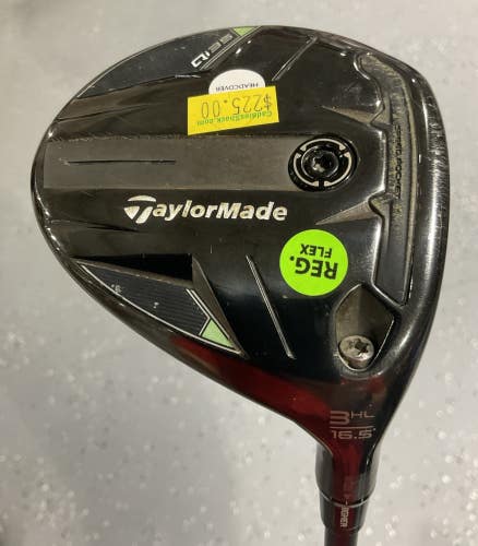 TaylorMade Qi35 16.5 #3 Fairway Wood 43" FUJIKURA VENTUS 5-R Regular Flex USED
