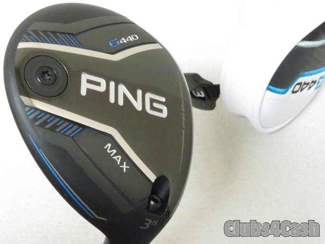 PING G440 MAX Fairway 15  3 Wood Denali Red 60g 5.5 Regular +Cover .. MINT