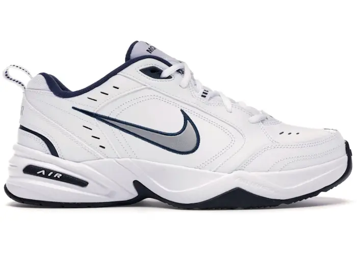 Size 13 - Nike Air Monarch IV White Navy 415445-102