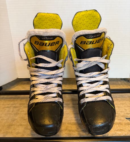 Black/Yellow 2020 Bauer Supreme S37 Hockey Skates Regular Width Size 4 (Used)