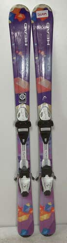 Kid's HEAD 127cm All Mountain Best Friends Skis With Head LRX 7.5 Bindings (Used)(SY2959)