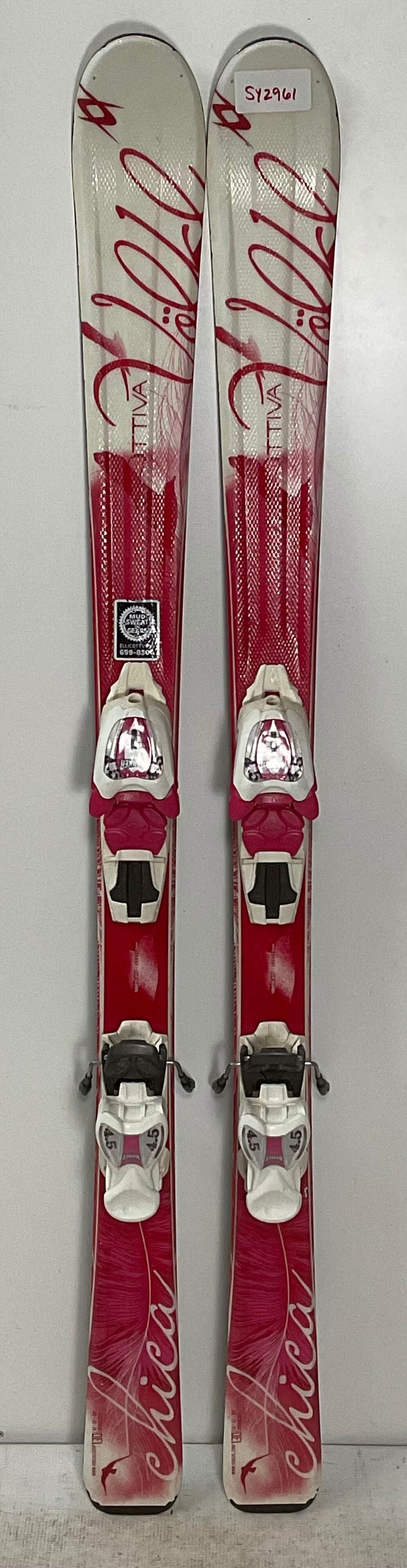Used Kid's Volkl All Mountain Chica Skis With Bindings