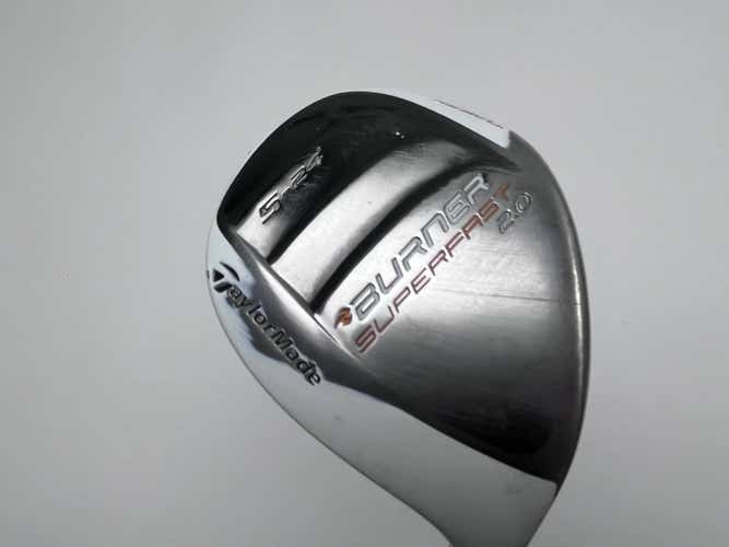 TaylorMade Burner Superfast 2.0 5 Hybrid 24* REAX 60g Stiff Graphite Mens RH