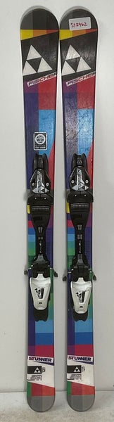 Kid's Fischer 121cm Park Stunner Skis With Fischer FJ4 Bindings (Used)(SY2962)