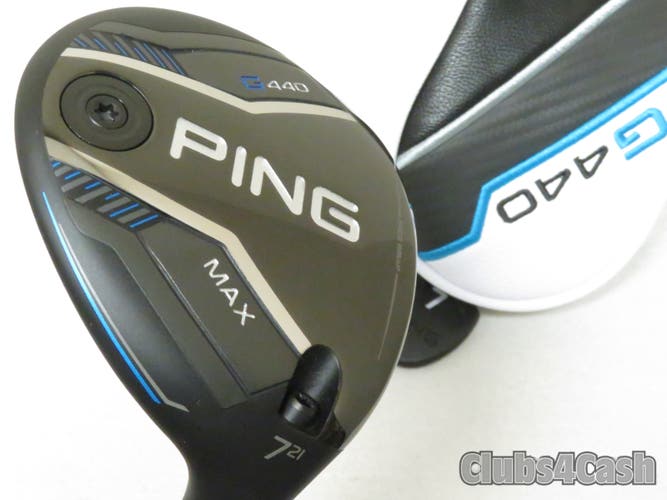 PING G440 Max Fairway 21 7 Wood Denali Red 60g 5.5 Regular Flex +Cover  MINT