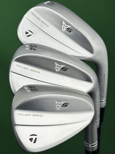 TaylorMade 2025 MG5 Wedge Set Right Hand 48-09*, 54-12*, 60-10* Steel RH MINT!