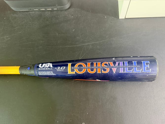 2025 Louisville Slugger Select PWR Hybrid USABat Certified Bat (-10) 18 oz 28" (Used)