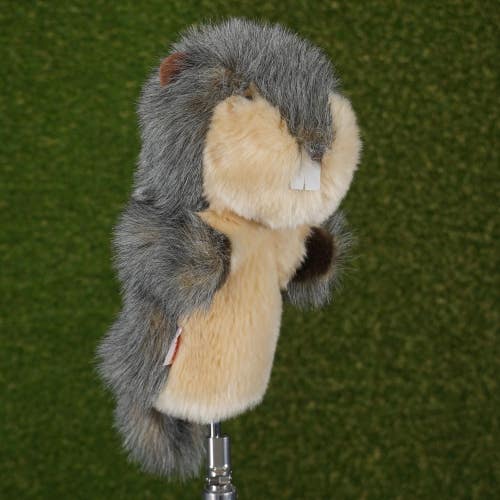 Daphne's Headcovers Gopher Fairway Wood / Hybrid Headcover Gray / Tan ~ NICE!!