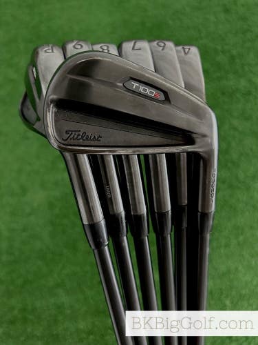 Titleist T100s 21 Limited Edition Black Forged Iron Set 4-P / Project X LZ 6.0