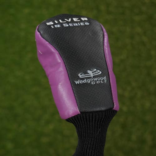 Wedgewood Golf Silver IR Series Hybrid Headcover Sock 9i Black / Purple