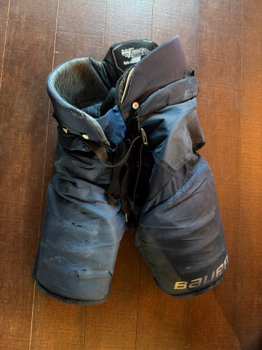 Navy Blue Men's Intermediate Medium Bauer Nexus Hockey Pants (Used)