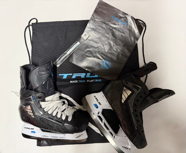 Black True HZRDUS Pro Hockey Skates Pro Stock Size 6