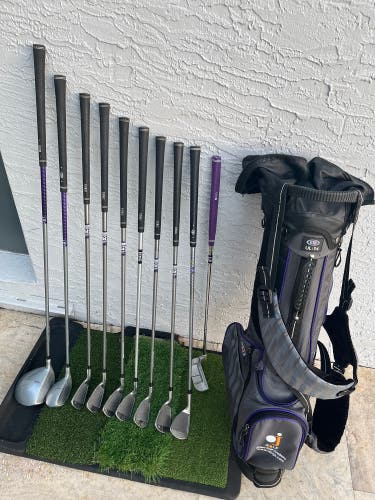 10 Club UL MINT US Kids Golf Full Set 54 height Tournament Ready