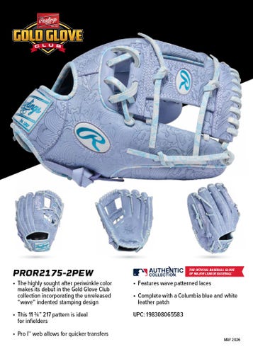 New 2026 May Rawlings RH Infield Heart of the Hide Baseball Glove 11.75" (New)