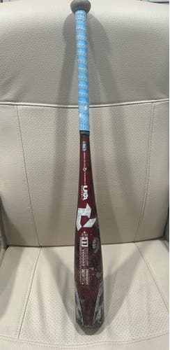 2023 DeMarini Voodoo One Alloy USABat Certified Bat (-11) 17 oz 28" (Used) + NEW Bruce Bolt Grip