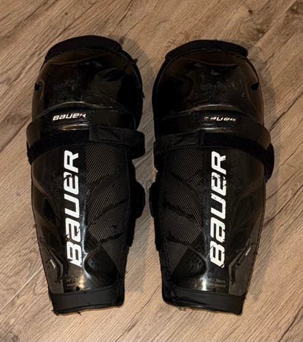 Senior Bauer Pro Series 14" Shin Pads Pro Stock (Used)