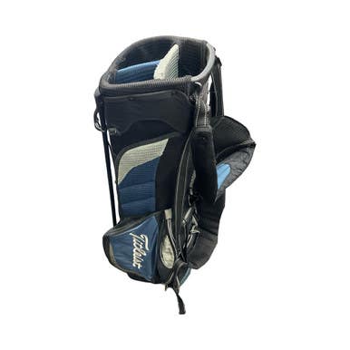 Used Titleist Mens Stand Bag Black And Carolina Blue 11859-S000030442