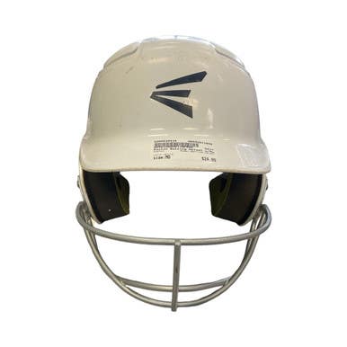 Used Easton BATTING HELMET Batting Helmet w/Mask White MD 11859-S000030434