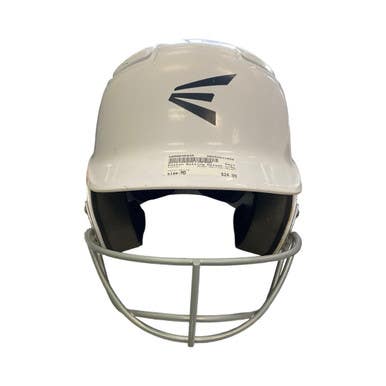 Used Easton BATTING HELMET Batting Helmet w/Mask White MD 11859-S000030435