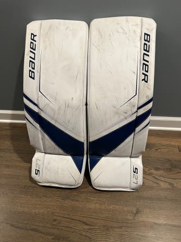 Small 2017 Bauer Supreme S27 Goalie Leg Pads (Used)