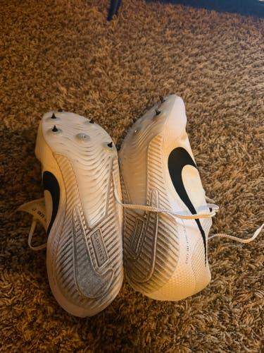 White Men's Size M 12.0 (W 13.0) Adult Nike Air Zoom Maxfly Shoes (Used)