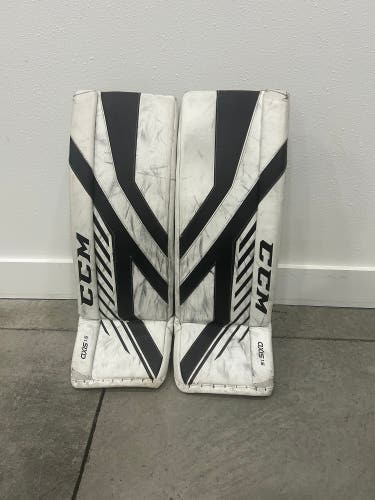 30" +1 CCM Axis 1.5 Goalie Leg Pads (Used)