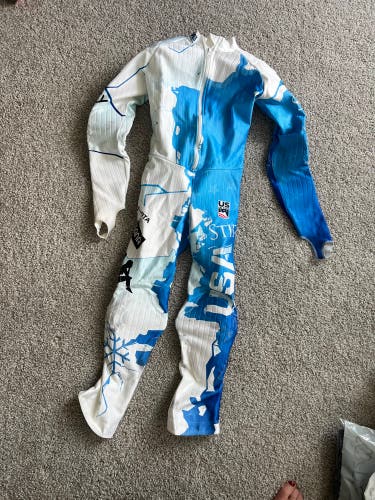 2023 World Championship U.S. Ski Team Ski Suit (Worn Twice) FIS Legal