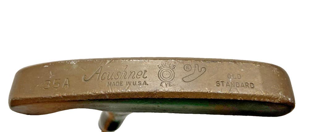 Acushnet Bullseye 35A Old Standard Putter LH Or RH Steel 34.5 Original Wrap Grip