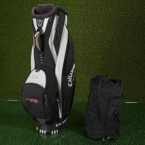 Callaway Big Bertha Cart Golf Casa Blanca Logo Black/White/Silver 6-Way Divider