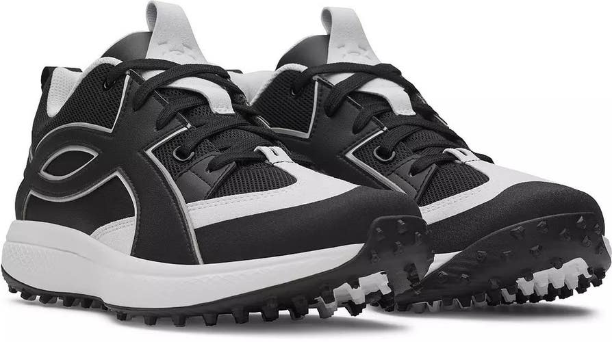 NEW Under Armour Men's UA Yard Turf Icon Baseball Shoes (Black) 6010139-001