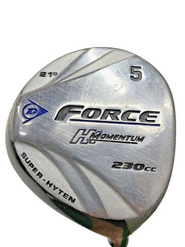 Dunlop Force 230cc Super-Hyten 5 Wood 21* RH Regular Graphite 41.5" New Grip
