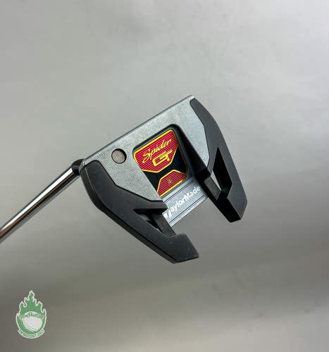 Used Left Handed TaylorMade Spider GT Black/Silver 35" Putter Steel Golf Club