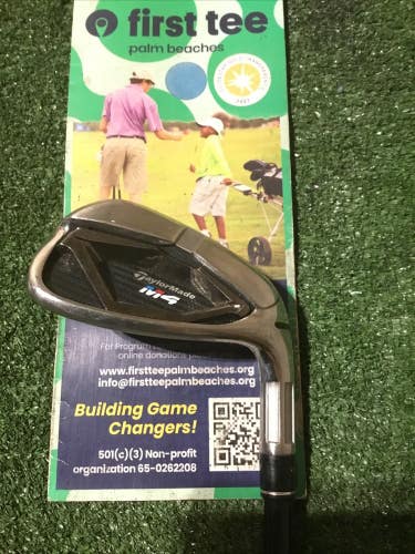 Taylormade M4 9 Iron Regular Fujikura Atmos 6R Graphite Shaft Needs New Grip