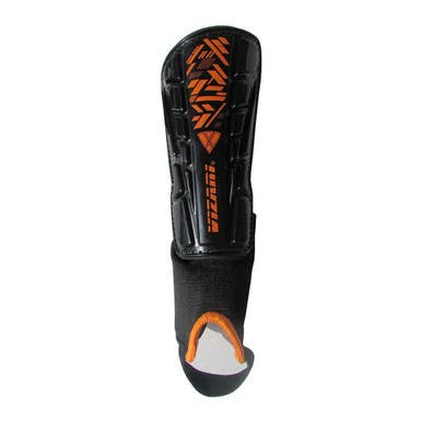 New Malaga Soccer Shin Guards- Black/Orange 11859-VIZ664181070131