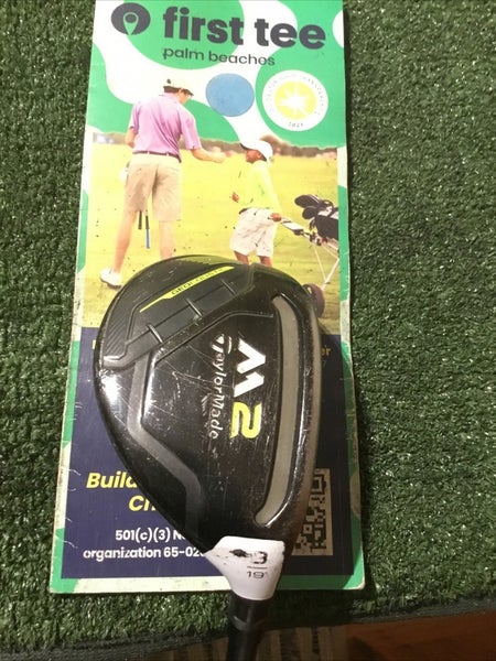 Taylormade M2 Geocoustic 19* 3 Hybrid Stiff REAX 75 Graphite Shaft (40.5)