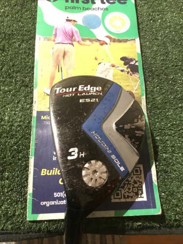 Tour Edge Left Handed Ladies Hot Launch E521 Houdini Sole 3 Hybrid HD50 Graphite