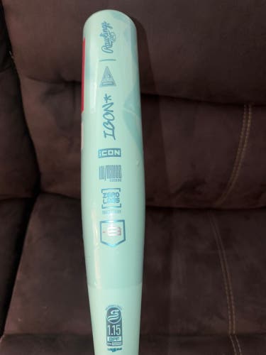 2026 Rawlings Icon Composite USSSA Certified Bat (-8) 21 oz 29" (New)
