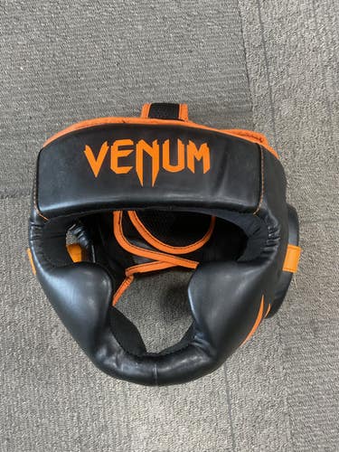 Used Venum HEADGEAR Martial Arts Head Gear Black 11614-S000235128