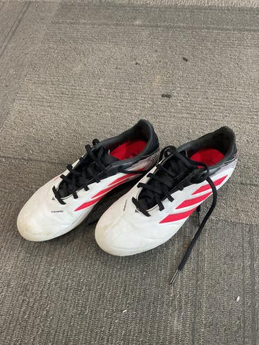 Used Adidas Soccer Cleats White Junior 03 11614-S000235204