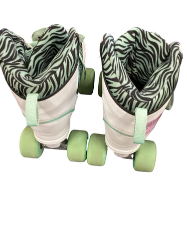 Used ROLLER STAR 750 Senior Roller Quad Skates Green Senior 6 11613-S000180936