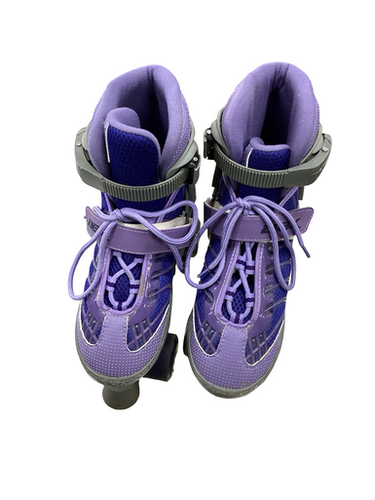 Used DBX QUAD SKATES Junior Roller Quad Skates Purple Adjustable 11613-S000180909