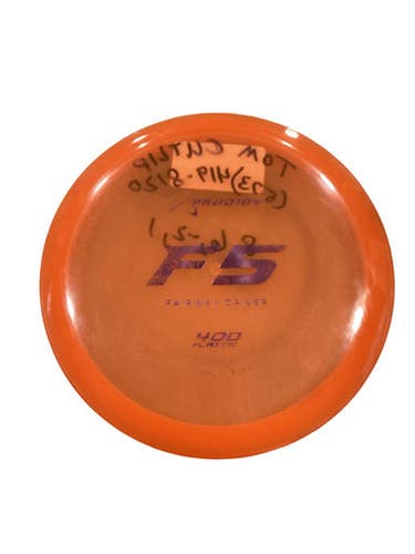 Used Prodigy 400 F5 Disc Golf Driver Orange 11347-S000267794