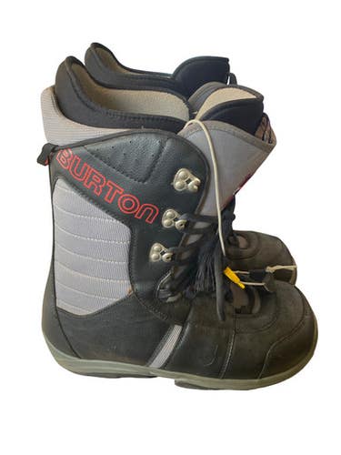 Used Burton TRIBUTE Mens Snowboard Boots Black Senior 12 11883-S000160770