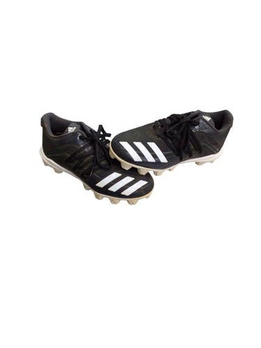 Used Adidas THREE STRIPE LIFE BB/SB Cleats Black Junior 03 11760-S000090847