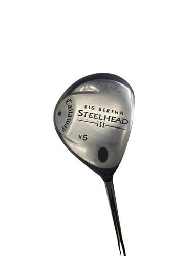 Used Callaway BIG BERTHA STEELHEAD III Mens Fairway Wood RH 5 Wood 11760-S000090835
