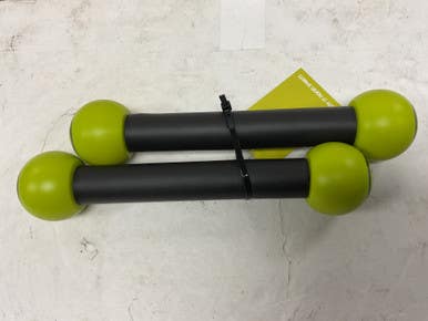 Used ZUMBA TONING STICKS Black And Neon Green 11855-S000202357