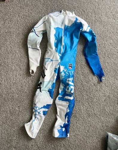 2023 World Championship U.S. Ski Team Ski Suit (Worn Twice) FIS Legal