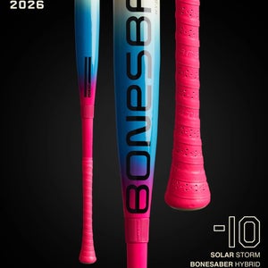 2026 BONESABER HYBRID "SOLAR STORM" USA BASEBALL BAT -10 (New)
