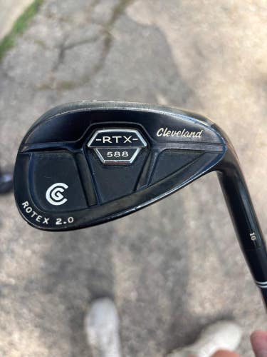 Cleveland RTX 588 2.0 Satin Black Gap Wedge 52 / 10 Wedge Flex 35.5