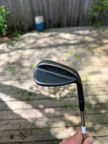 Titleist Vokey SM10 Jet Black Lob Wedge 58 / 8 Wedge Flex 35.25 NICE